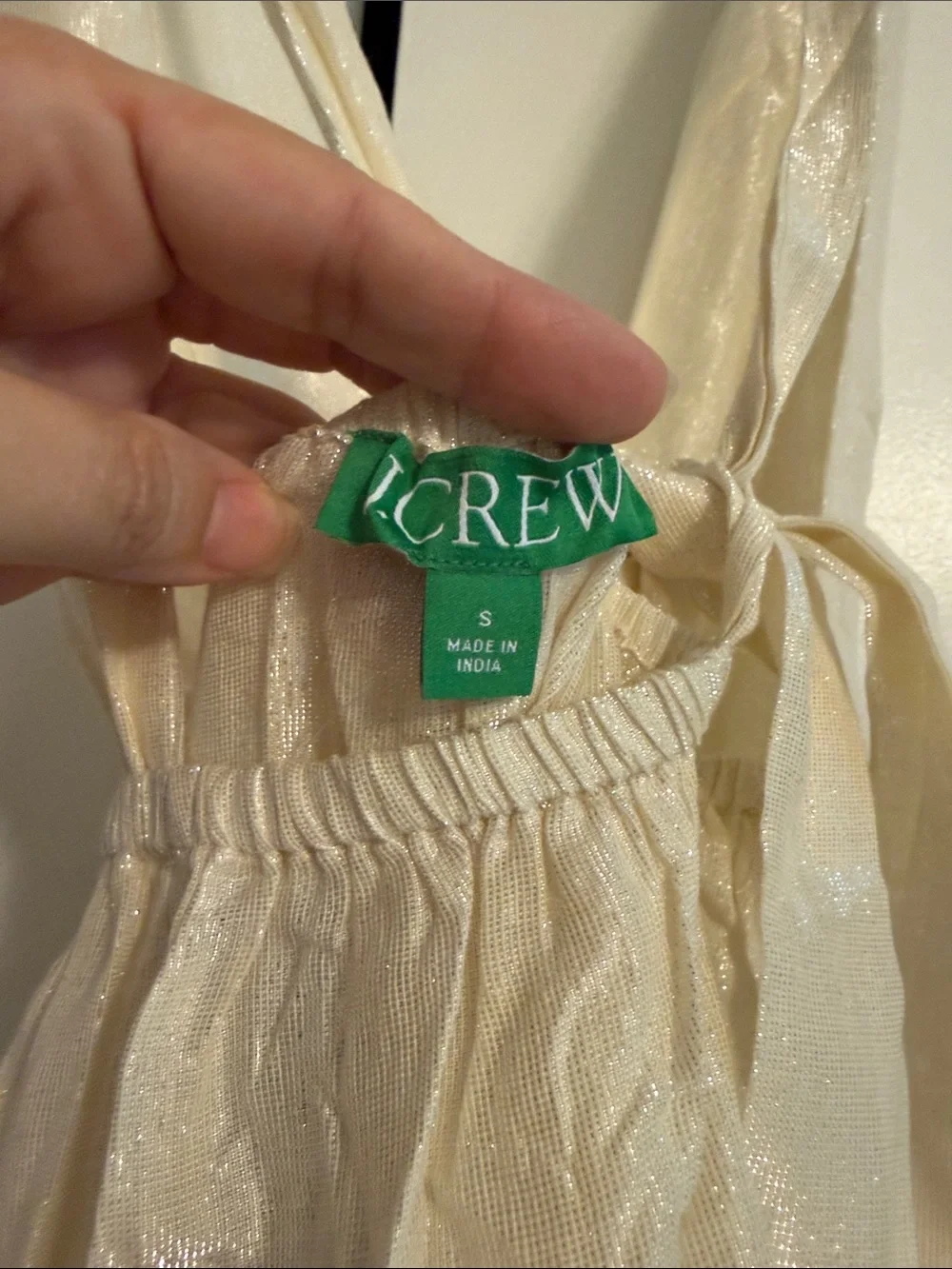 J. Crew flowing cream